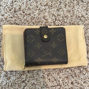 Louis Vuitton Brown Monogram Bifold Wallet